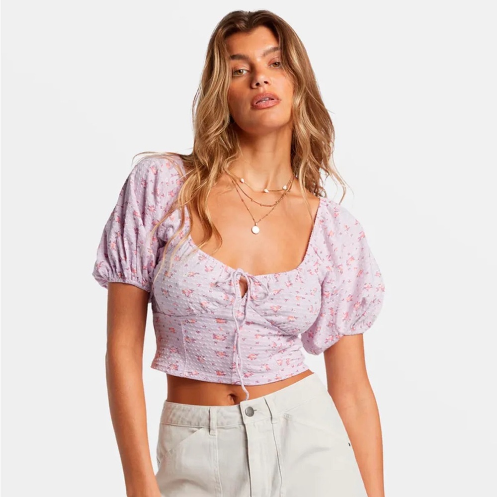 NWT Billabong My Sunshine Crop Top